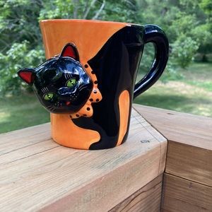 Dept. 56 Cat Halloween Mug Vintage